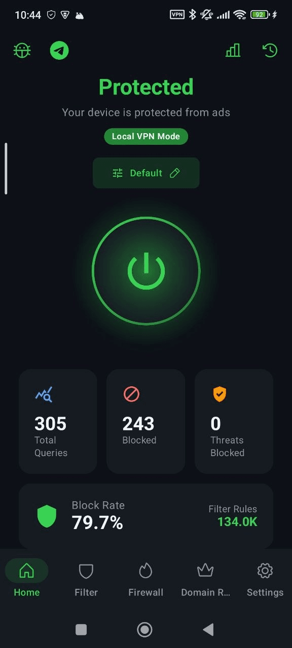 Home Screen